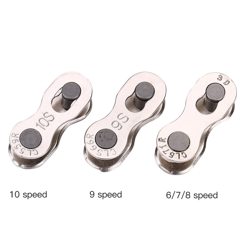 Laad afbeelding in Galerijviewer, Fiets-kettingslot, 5 paar kettingslot fietsketting fietsketting fietsketting, voor 6 7 8 9 10 snelkoppeling (geen standaard 10 snelheid)
