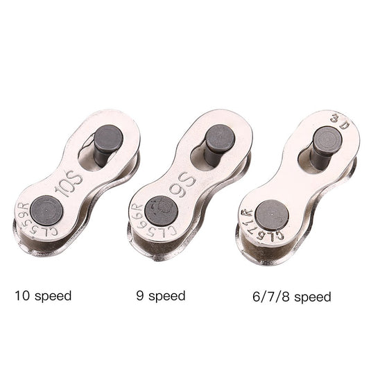 Fiets-kettingslot, 5 paar kettingslot fietsketting fietsketting fietsketting, voor 6 7 8 9 10 snelkoppeling (geen standaard 10 snelheid)