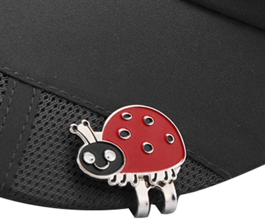 Magnetische golfbal marker met roestvrijstalen petclip en decoratief ontwerp – balmarker – golfaccessoires