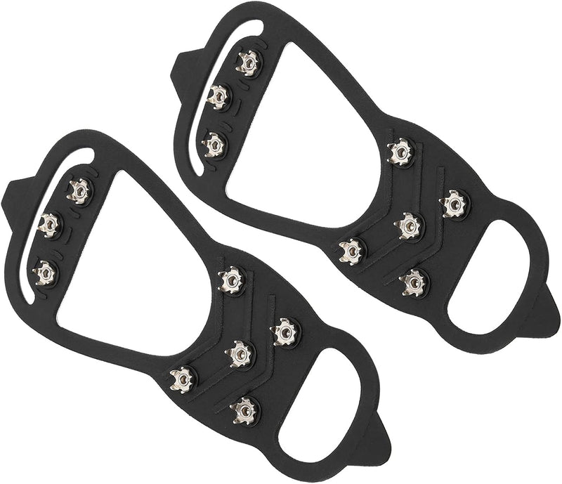 Load image into Gallery viewer, Antislip schoenspikes met 8 tanden zwart
