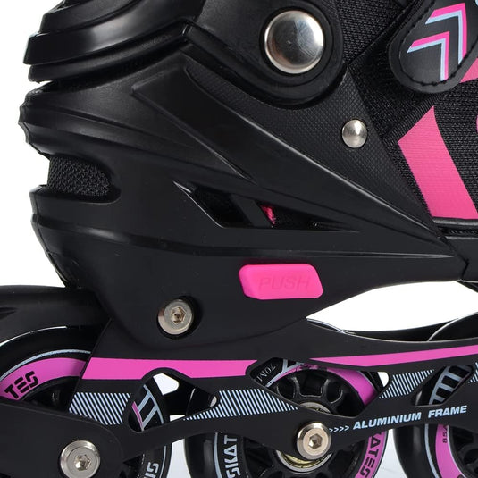 Inlineskates, 4-in-1 rolschaatsen, inline skates, schaatsen, verstelbaar, voor kinderen en volwassenen, ABEC7 lagers, maten 29-43