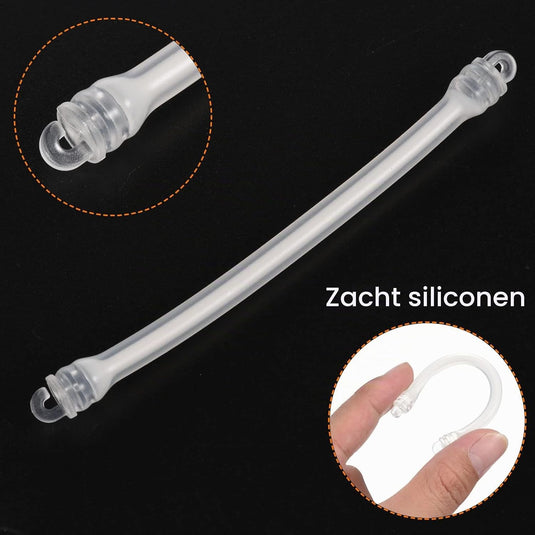 Tennis trillingsdempers 4 stuks 10 cm van siliconen – racket snaardempers – tennis accessoires