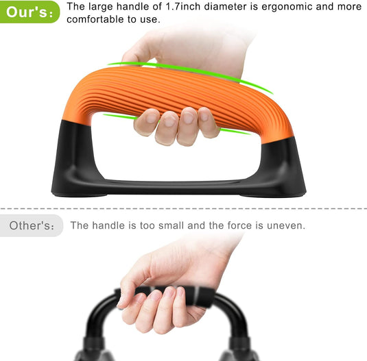 Push-up bars met zachte ergonomische handgrepen en antislip basis – opdruksteunen – fitness accessoires