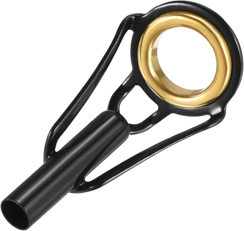 Load image into Gallery viewer, Hengel topogen 3 stuks 1 mm van roestvrij staal zwart-goud – hengeltop reparatieset – visaccessoires

