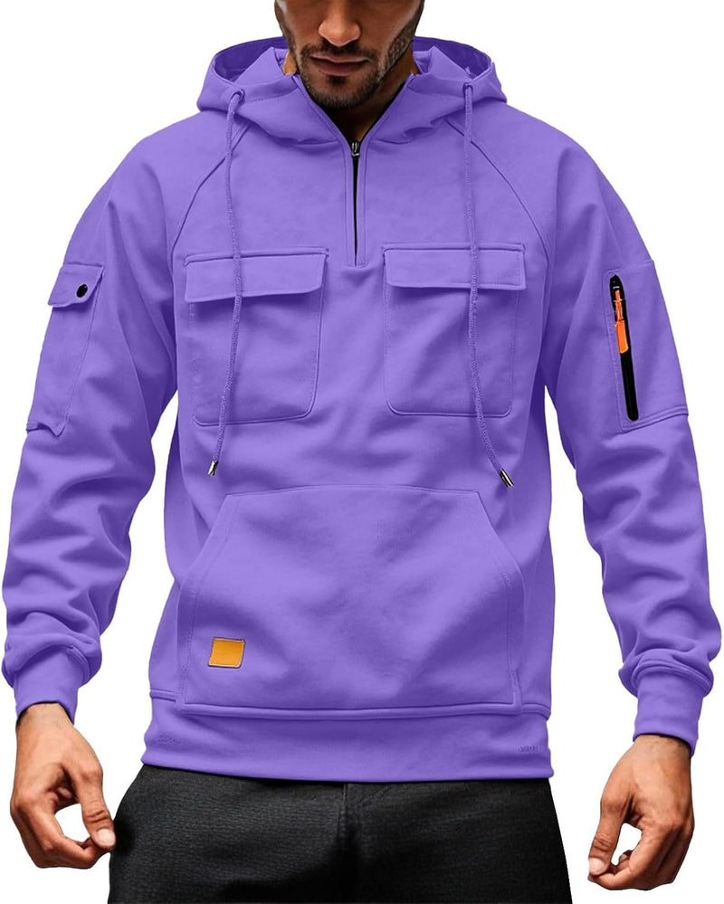 Chargez l'image dans la visionneuse de la galerie, Heren hoodie met capuchon en kangoeroezak voor de winter – sweater – capuchontrui

