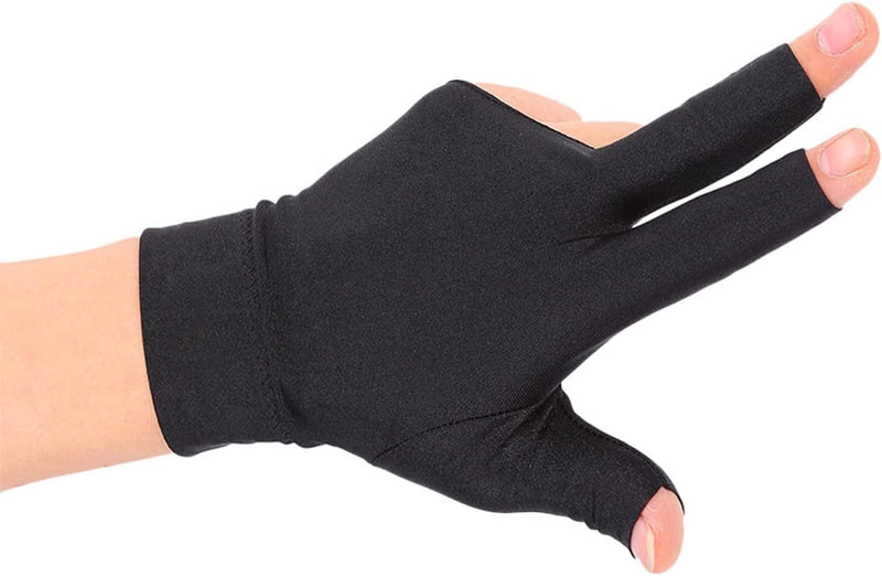 Load image into Gallery viewer, Tbest 3 Vingers Snooker Pool Handschoen - Linkerhand Keu Handschoenen Spandex Linkerhand Biljart Accessoires
