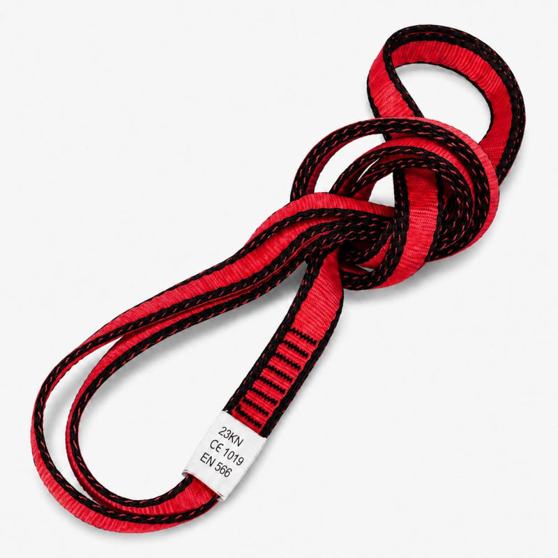 Laden Sie das Bild in Galerie -Viewer, Klimlus 23 kN 60 cm – CE-gecertificeerde nylon bandsling 19 mm voor klimmen en redding
