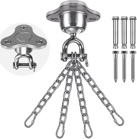 Draaibare bokszakhanger voor plafondmontage tot 408 kg