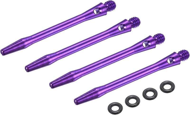 Laden Sie das Bild in Galerie -Viewer, Dartschachten 4 stuks 45 mm van aluminium geel met 2BA schroefdraad – dart shafts – dart accessoires
