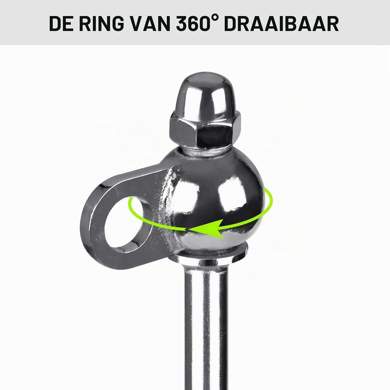 Load image into Gallery viewer, Grondankers 4 stuks 30 cm heavy duty met booradapter – trampoline ankers – stormankers
