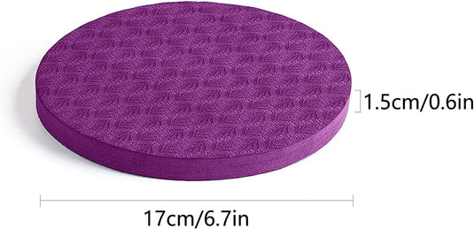 Yoga kniebeschermers set van 2 TPE lila