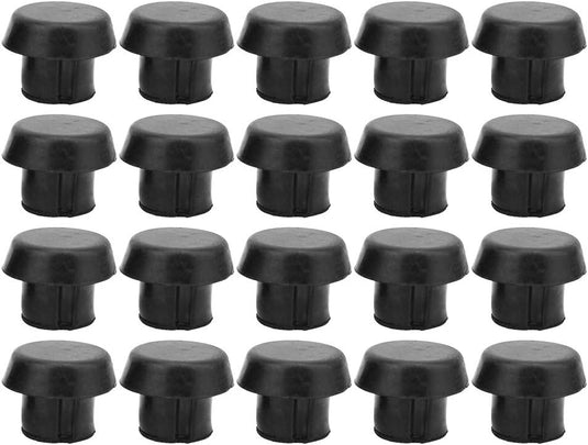 20x Biljartkeu Bumper – Rubberen Bodemdop voor Pool Cue – Bescherming voor Keu Onderkant