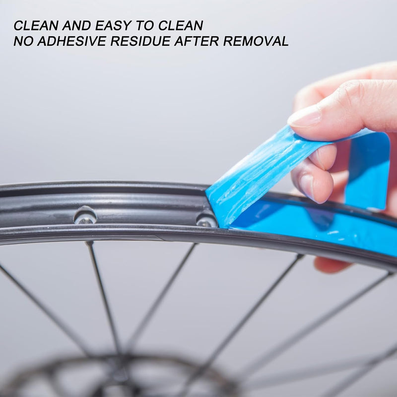 Laden Sie das Bild in Galerie -Viewer, Tubeless-Felgenband 21 mm x 10 Meter blau selbstklebend – luftdichtes Felgenband – Fahrradzubehör
