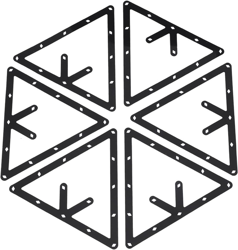 Load image into Gallery viewer, Biljart driehoek rack zwart
