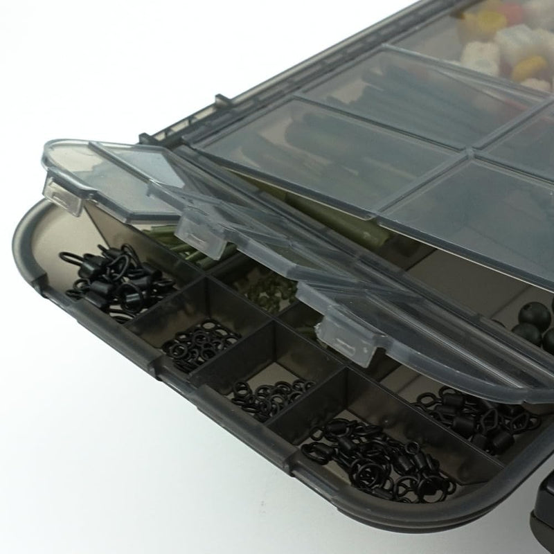 Laad afbeelding in Galerijviewer, Hengelbox, viswervel, gereedschap, opbergkoffer, visaccessoires, dozen vissen of box (FBA-W504)
