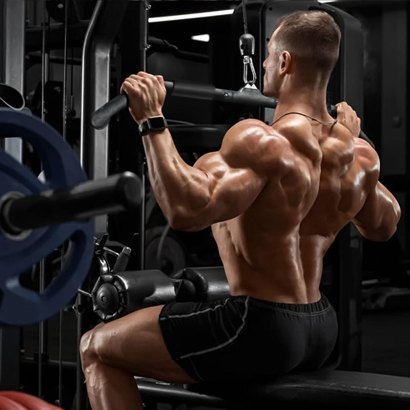 Load image into Gallery viewer, Lat pulldown bar 40 of 102 cm met schuimhandgrepen tot 150 kg – kabelstang – biceps triceps stang
