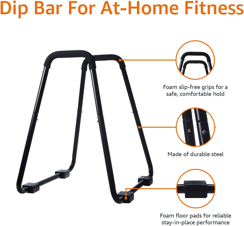 Load image into Gallery viewer, Dip station van staal tot 300 kg voor thuisfitness – dip bars – krachttraining
