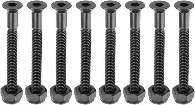 Laden Sie das Bild in Galerie -Viewer, Skateboard Hardware Set 2 Inch (8 Stuks) - Montage Bouten &amp; Moeren - Koolstofstaal Grade 8.8
