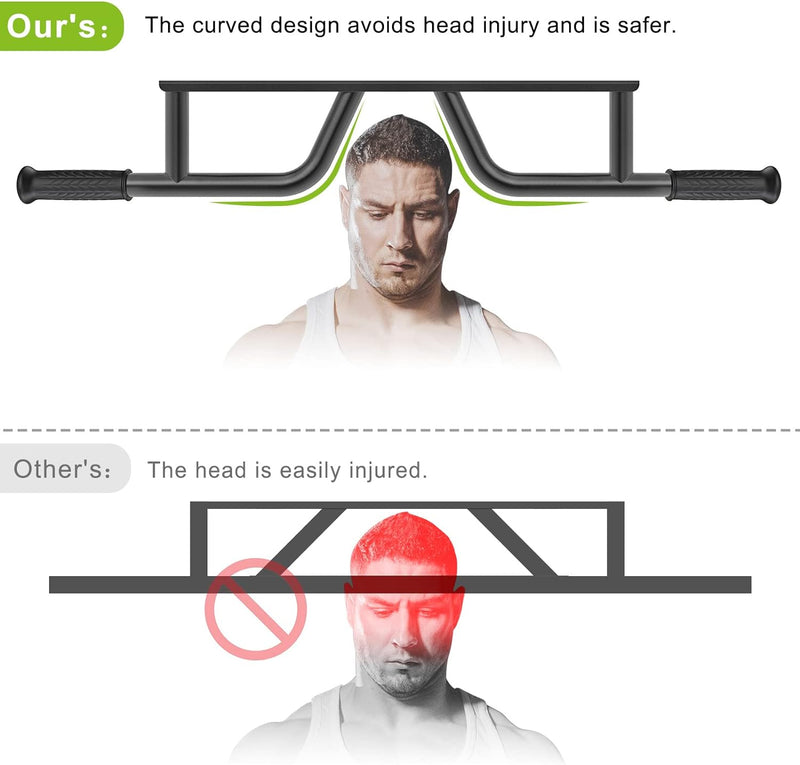 Laden Sie das Bild in Galerie -Viewer, Wandgemonteerde optrekstang met 4 gripposities en accessoireringen tot 227 kg – pull-up bar – krachttraining
