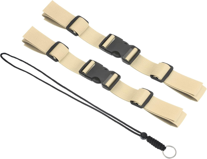 Laad afbeelding in Galerijviewer, Verstelbare rugzak borstband set met snelgesp en veiligheidskoord – borstriem – outdoor accessoires
