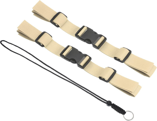 Verstelbare rugzak borstband set met snelgesp en veiligheidskoord – borstriem – outdoor accessoires