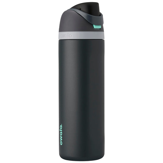 Geïsoleerde RVS drinkfles 710 ml met rietje en lekvrije dop – waterfles – thermosfles