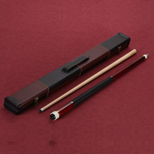 Biljartkeu 147 cm 19-20 oz – Canadese Esdoorn Pool Cue 12,5 mm Tip – Leren Grip