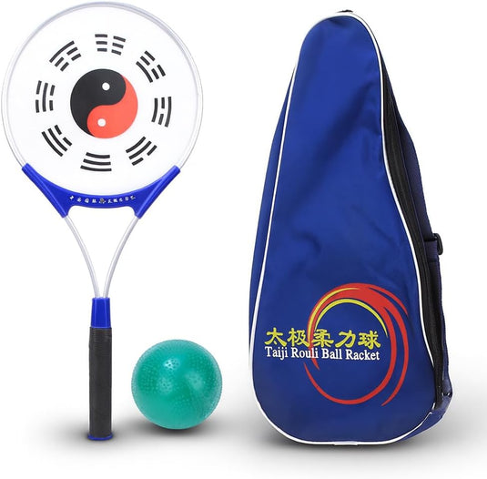 Tai chi oefenracket met bal voor zachte krachttraining
