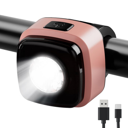 Oplaadbaar fietsvoorlicht USB-C IPX5 waterbestendig met 3 lichtstanden – fietslamp – fietsverlichting