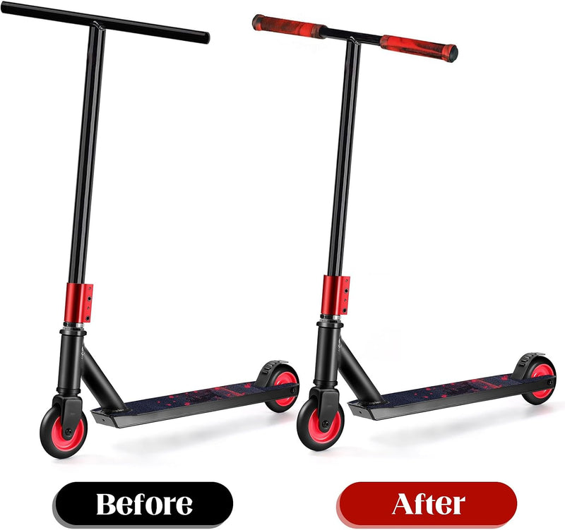 Chargez l'image dans la visionneuse de la galerie, Fietshandvatten set 22 mm zwart rood antislip
