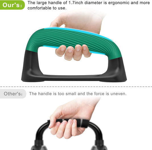 Push-up bars met zachte ergonomische handgrepen en antislip basis – opdruksteunen – krachttraining