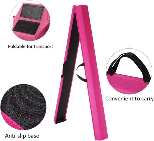 Opvouwbare evenwichtsbalk kinderen – 10 cm breed – EVA balansbalk voor gymnastiek, turnen en thuis trainen