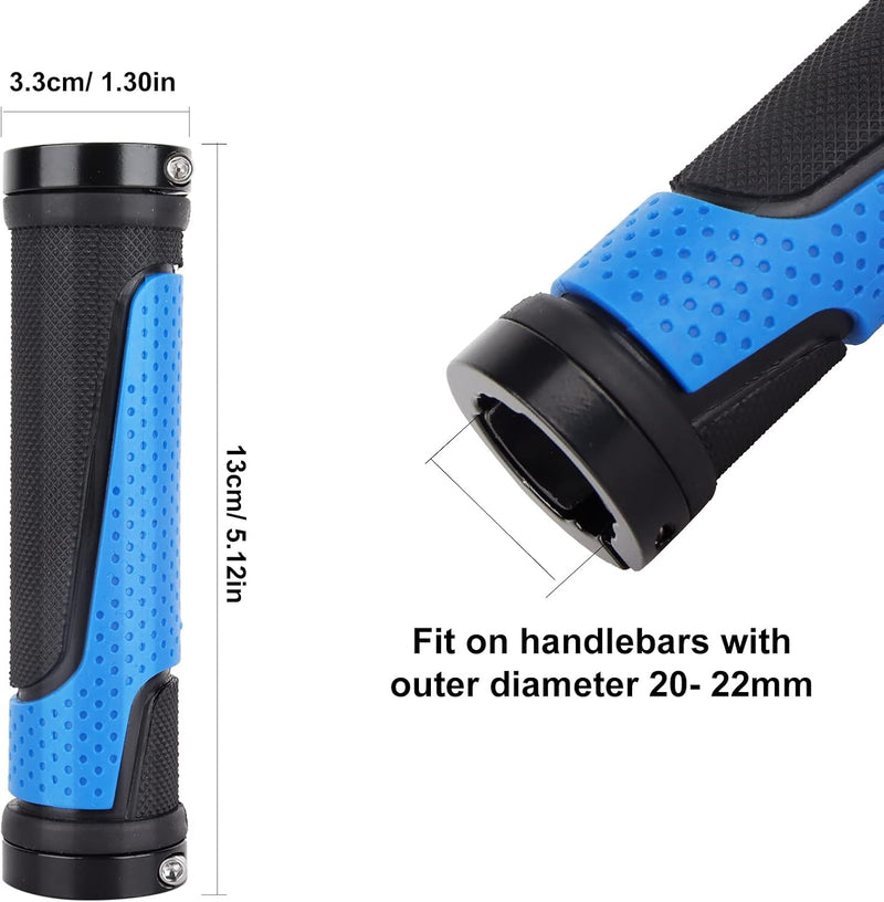 Load image into Gallery viewer, Fietshandvatten set 22 mm zwart antislip
