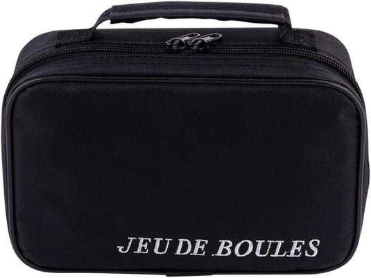 Jeu de pétanque avec 6 boules métalliques de 74 mm, sac de transport inclus – boules de pétanque – jeu d’extérieur
