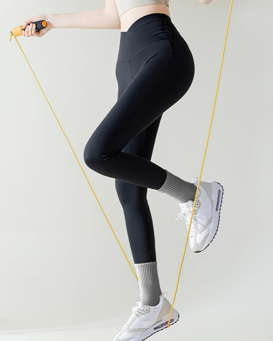 Pilates antislip sokken dames 4 paar met siliconen grip – yoga sokken – fitness sokken