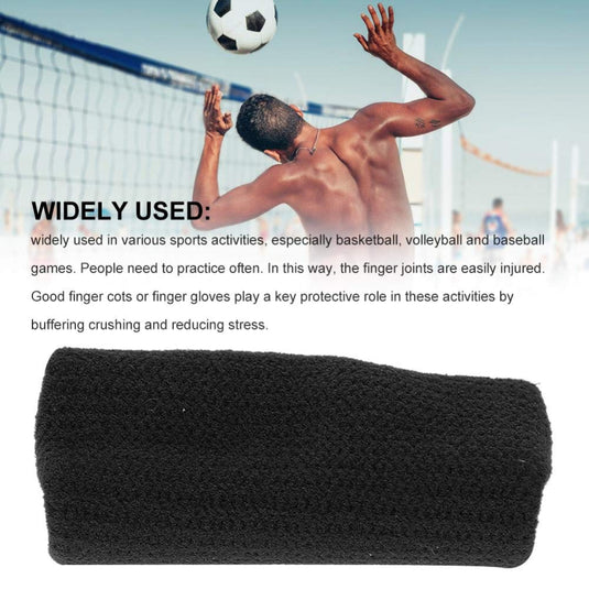 Protège-doigts élastiques, lot de 10 en nylon et spandex pour le sport et le soutien – bandages pour doigts – compression des doigts