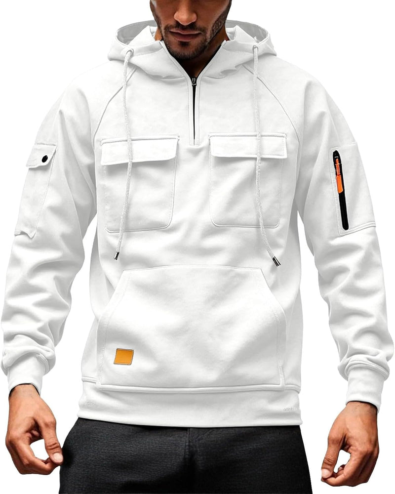 Chargez l'image dans la visionneuse de la galerie, Heren hoodie met capuchon en kangoeroezak voor de winter – sweater – capuchontrui
