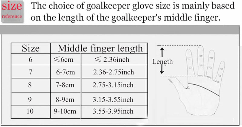 Load image into Gallery viewer, Voetbal doelman handschoenen voor jongens, kinderen, volwassen voetbal keeper kit maat 6 / 7 / 8 / 9 / 10
