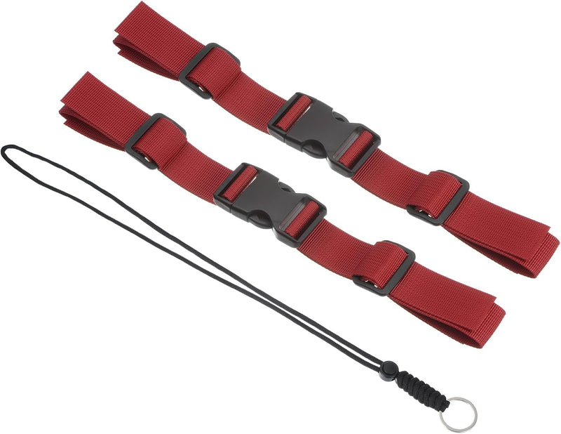 Laad afbeelding in Galerijviewer, Verstelbare rugzak borstband set met snelgesp en veiligheidskoord – borstriem – outdoor accessoires
