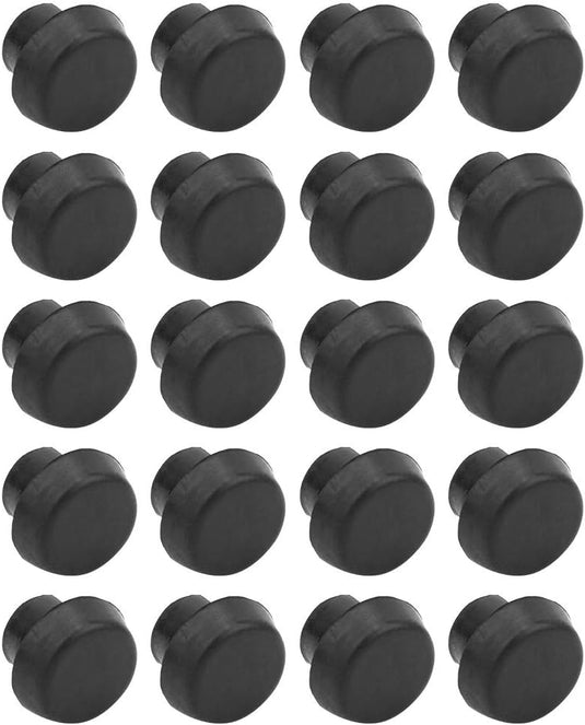 20x Biljartkeu Bumper – Rubberen Bodemdop voor Pool Cue – Bescherming voor Keu Onderkant