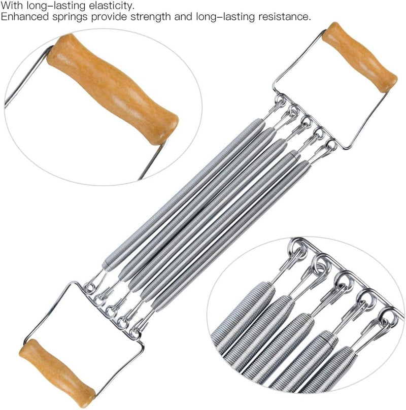 Load image into Gallery viewer, Borstexpander met 5 veren voor krachttraining thuis
