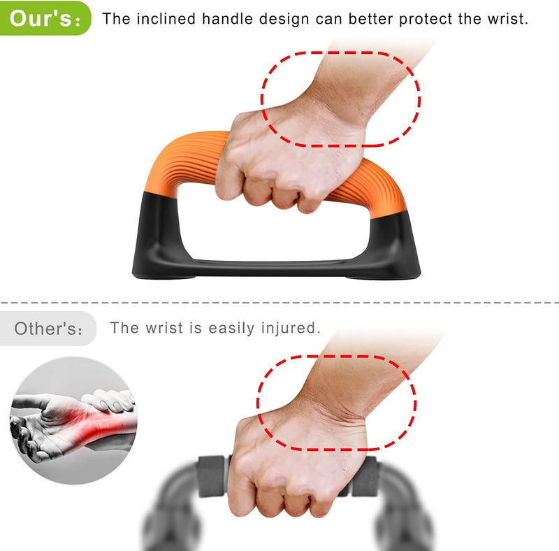 Laden Sie das Bild in Galerie -Viewer, Push-up bars met zachte ergonomische handgrepen en antislip basis – opdruksteunen – fitness accessoires

