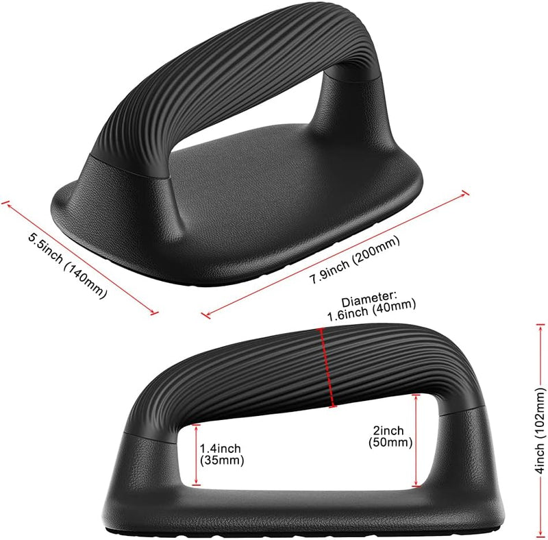 Laad afbeelding in Galerijviewer, Push-up bars met ergonomische handgrepen en antislip basis – opdruksteunen – krachttraining
