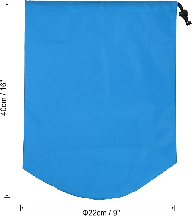 Chargez l'image dans la visionneuse de la galerie, Waterdichte opbergzak 16 x 32 cm met trekkoord zwart – stuff sack – camping accessoires
