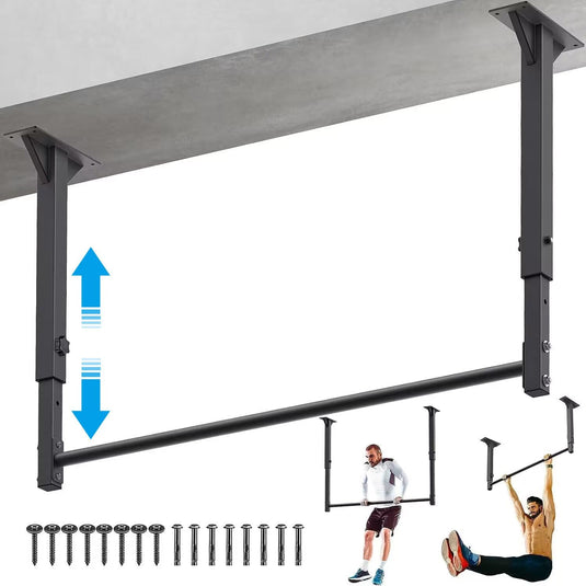 Barre de traction fixée au plafond avec système de poulie et plusieurs positions de prise – barre de traction – appareil à câble