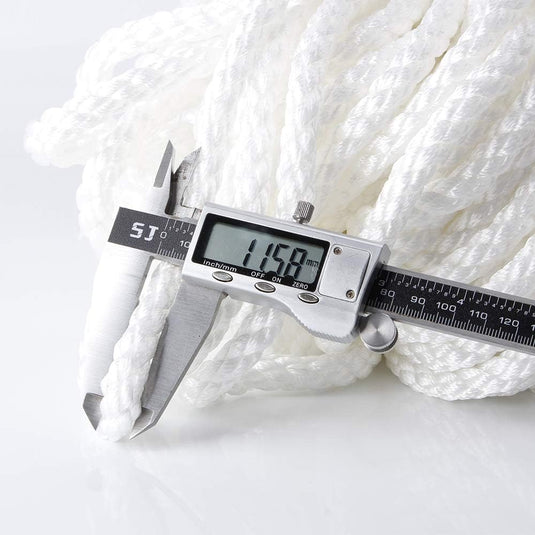 Cordage d’amarrage en nylon à double tressage, 91 mètres, 12 mm, pour amarrer et sécuriser – aussière – cordage d’amarrage