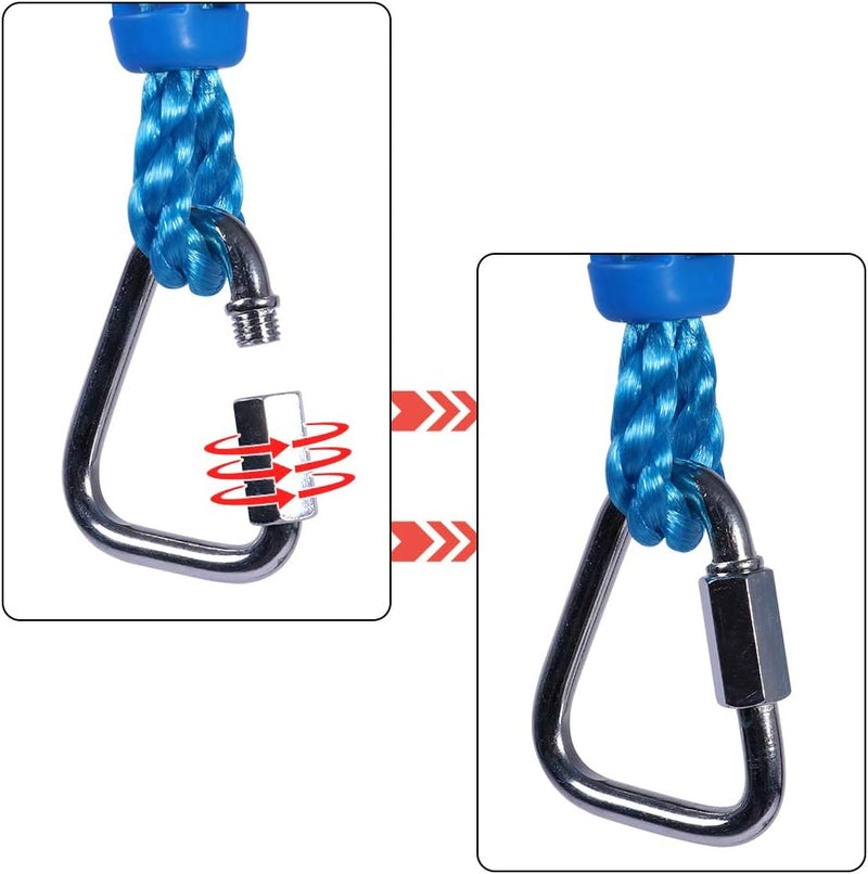 Charger l’image dans la visionneuse de galerie, Roue Ninja de slackline de 26 cm avec mousqueton métallique pour parcours d'obstacles - roue ninja - entraînement à l'escalade
