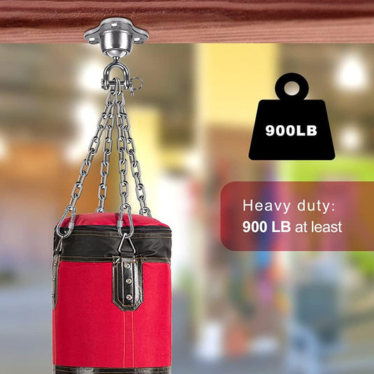 Draaibare bokszakhanger voor plafondmontage tot 408 kg