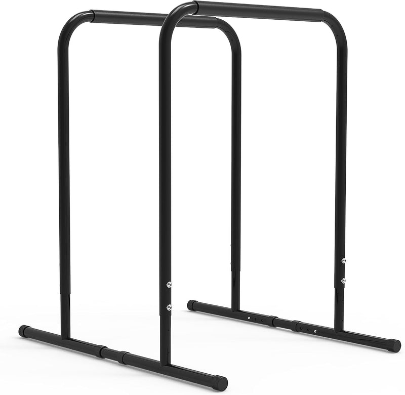Załaduj obraz do przeglądarki galerii, Verstelbare dip bars 87-100 cm van staal tot 136 kg – dip station – calisthenics
