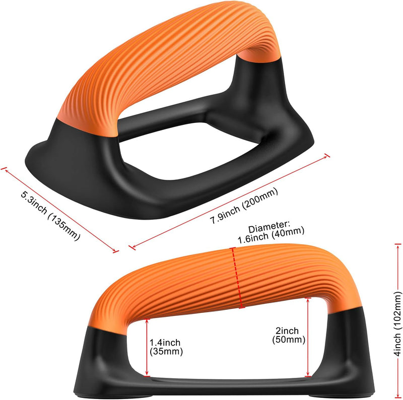 Laden Sie das Bild in Galerie -Viewer, Push-up bars met zachte ergonomische handgrepen en antislip basis – opdruksteunen – fitness accessoires
